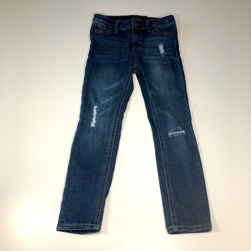 Lucky Brand Girls Zoe Skinny Distressed Jeans
